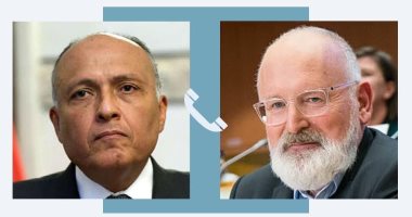 وزير الخارجية يتلقى اتصالا من نائب رئيس الاتحاد الأوروبى المعنى بتغير المناخ