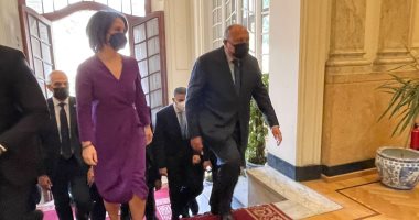 سامح شكرى يستقبل وزيرة خارجية ألمانيا ومؤتمر صحفى مشترك بعد قليل