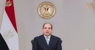 الرئيس السيسي: جائحة كورونا كانت ولا تزال أزمة إنسانية لا صحية