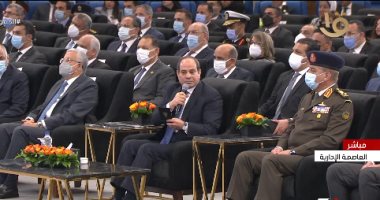 الرئيس السيسي: "دى بلادنا اللى فى رقبتنا يا كل المسؤولين.. انزلوا وشوفوا"