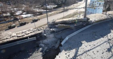 قوات شعبية تنتشر داخل العاصمة كييف استعدادا لمواجهة القوات الروسية