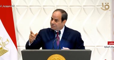 الرئيس السيسي: "وأنا وزير دفاع وبنجهز للحفلات كنت بقول لهم كفاية طبق واحد"