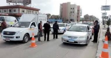 حملة مرورية فى شوارع القاهرة والجيزة لرصد المخالفات