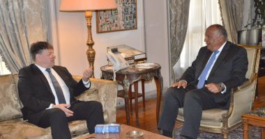 وزير الخارجية يستقبل السكرتير العام للمنظمة العالمية للأرصاد الجوية