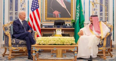 خادم الحرمين الشريفين يلتقى الرئيس الأمريكى جو بايدن بقصر السلام فى جدة