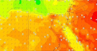 الأرصاد: طقس شديد الحرارة غدا وارتفاع نسب الرطوبة.. والعظمى بالقاهرة 36 درجة