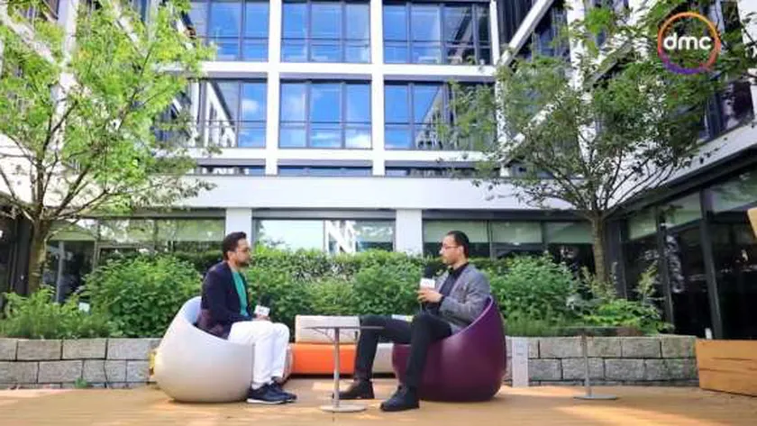 الدكتور محمود جعفر مع الإعلامي أحمد فايق