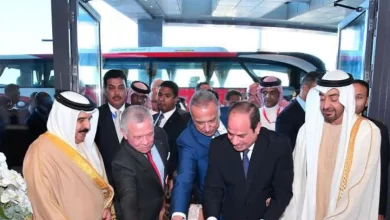 الرئيس السيسي وضيوف مصر في جولة بالعلمين