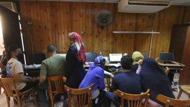 الطلاب أثناء تسجيل رغباتهم بمعامل التنسيق - أرشيفية