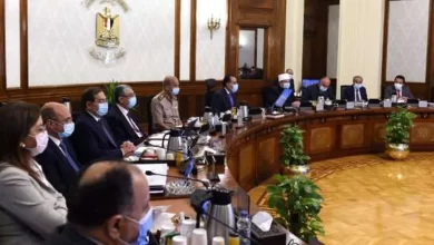 جانب من اجتماع مجلس الوزراء اليوم