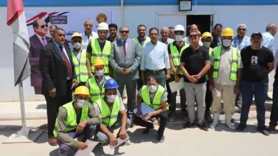 عمال في أحد مواقع العمل