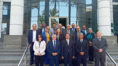 جانب من زيارة وزير مدغشقر لمركز البحوث الزراعية