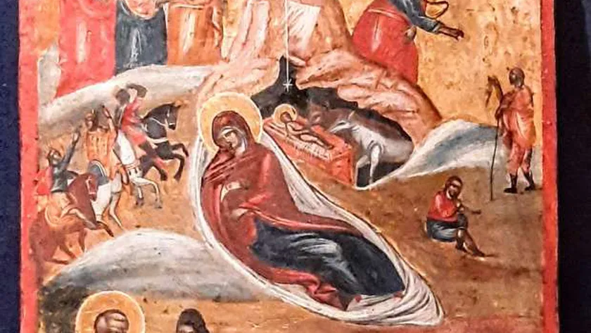 لوحة عن رحلة العائلة المقدسة