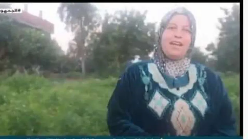 إحدى المزارعات من قرية شبرا بلولة