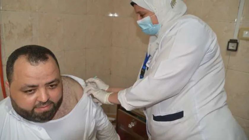 أحد مراكز التطعيم بلقاح كورونا - أرشيفية