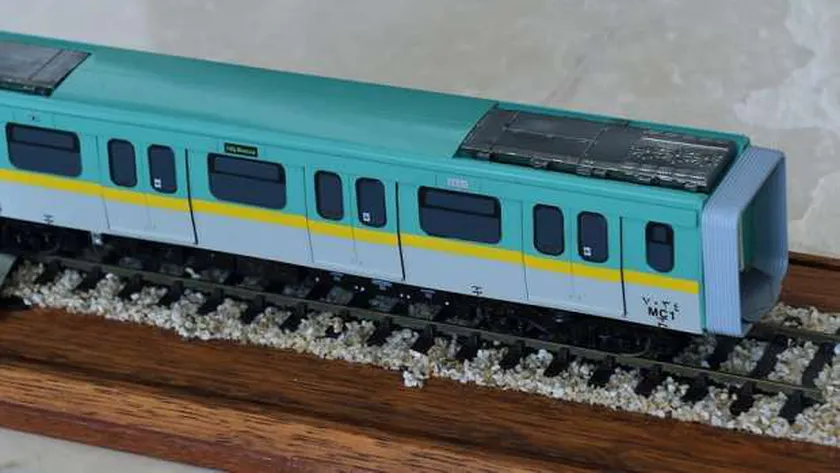 ماكيت لمترو الأنفاق