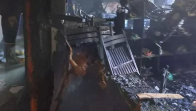 حريق كنيسة أبي سيفين بمنطقة مطار إمبابة