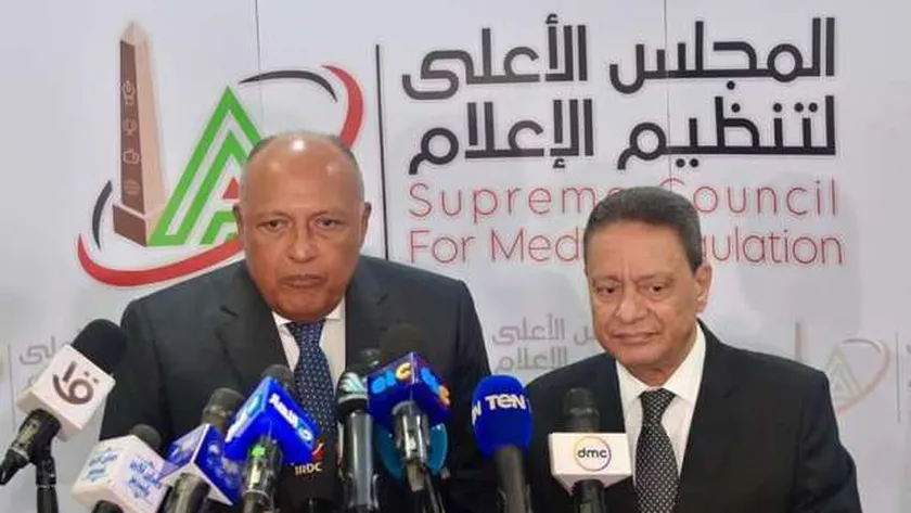 سامح شكري وكرم جبر