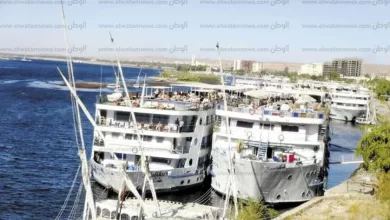 الفنادق العائمة العاملة بين الأقصر وأسوان"أرشيفية"