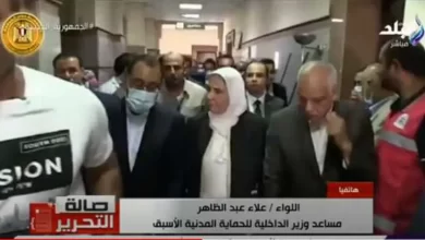 مساعد وزير الداخلية للحماية المدنية الأسبق في مداخلة هاتفية