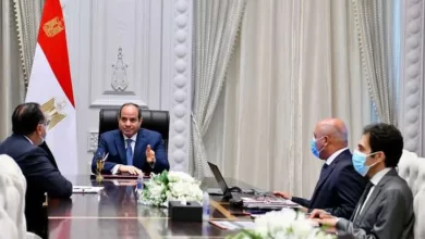 الرئيس يتابع مشروعات  وزارة النقل