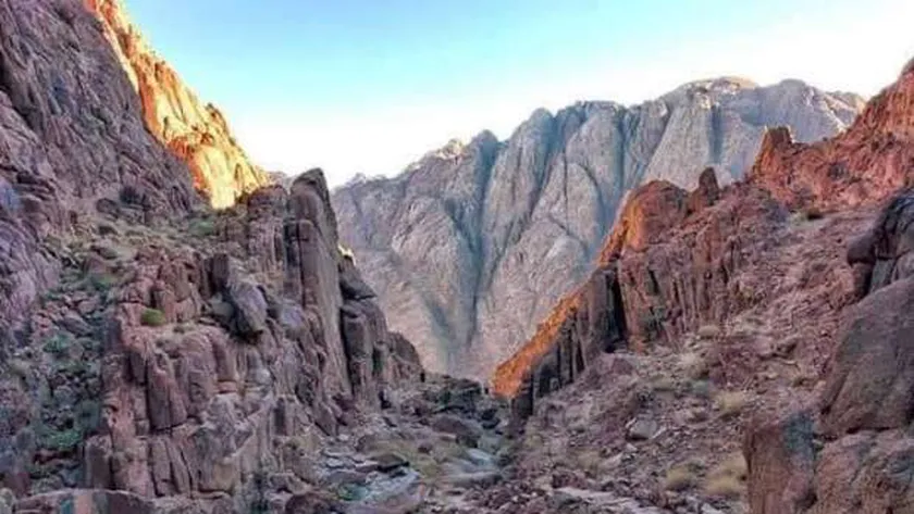 جبال مدينة سانت كاترين إحدى مدن محافظة جنوب سيناء