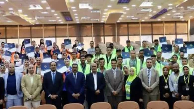 جانب من معسكر التوعية بأضرار المخدرات