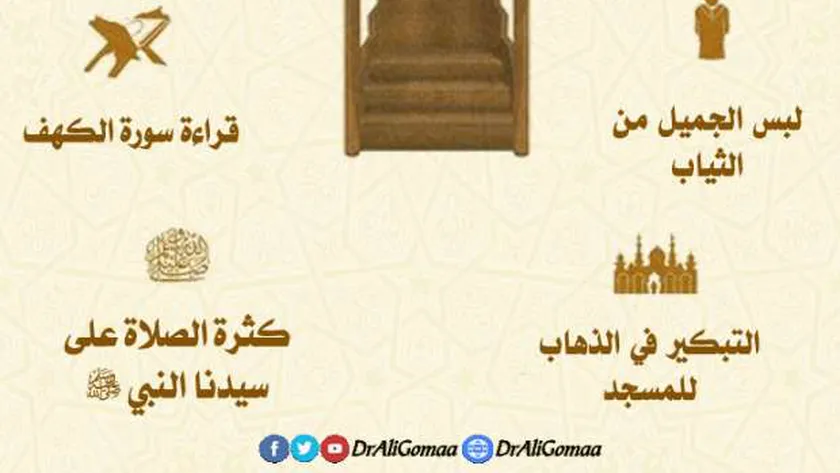 سنن النبي في يوم الجمعة