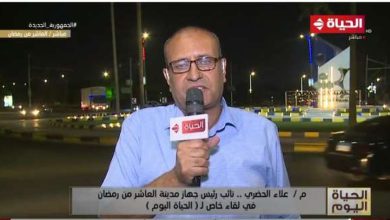 علاء الحضري نائب رئيس جهاز مدينة العاشر من رمضان