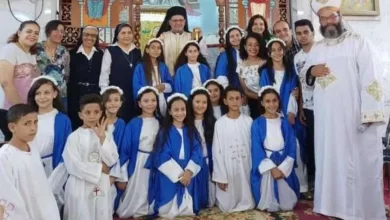 احتفالية عيد العذراء بالكنيسة