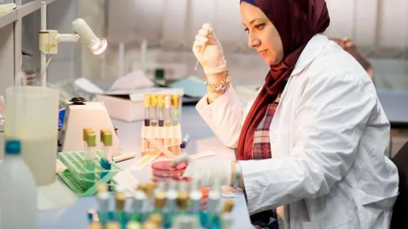 صورة من معمل متبقيات المبيدات الزراعية