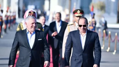السيسي وملك الأردن