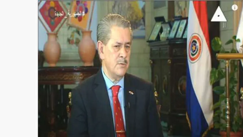 السفير فيكتور هوجو بينى باربيارو سفير جمهورية باراجواى بمصر