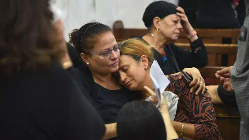 أسر ضحايا حادث كنيسة أبو سيفين