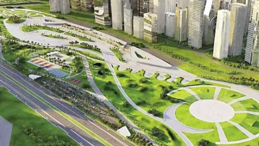 النهر الأخضر في العاصمة الإدارية