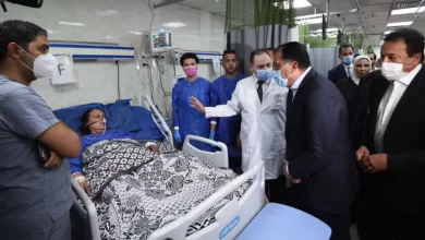 تحرك واسع على مستوى رئيس الحكومة وعدد من الوزراء للاطمئنان على المصابين فى الحادث