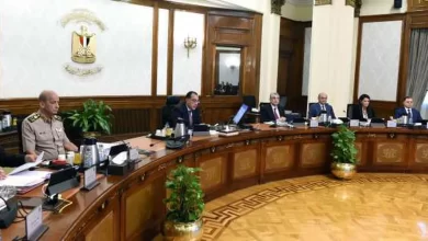 جانب من اجتماع مجلس الوزراء اليوم