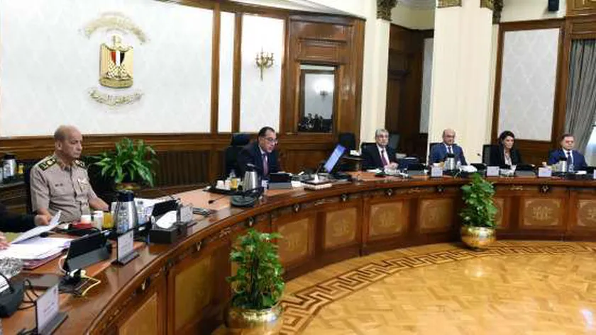 جانب من اجتماع مجلس الوزراء اليوم