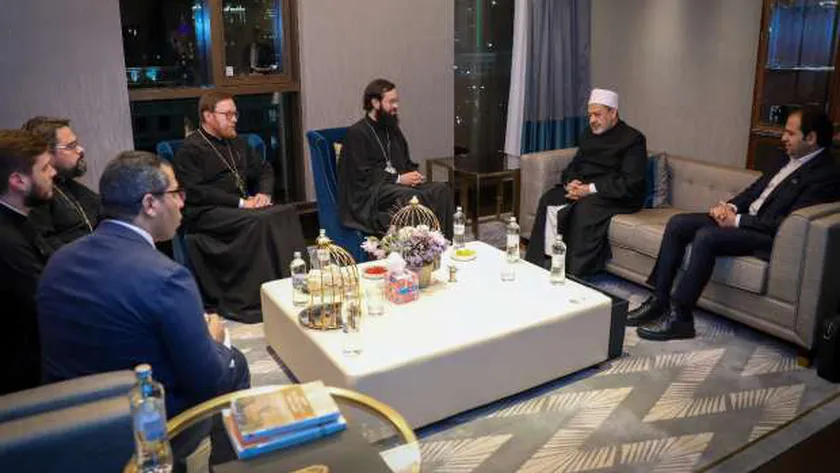 شيخ الأزهر يستقبل وفد الكنيسة الأرثوذوكسية الروسية