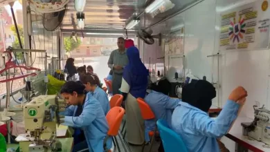 جانب من التدريب المهني