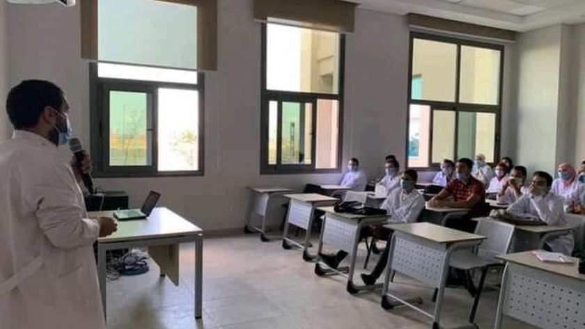 جانب من نظام الدراسة بالجامعة -صورة أرشيفية