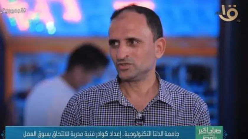 الدكتور عصام مرسي رئيس قسم الأوتوترونكس بجامعة الدلتا الجديدة