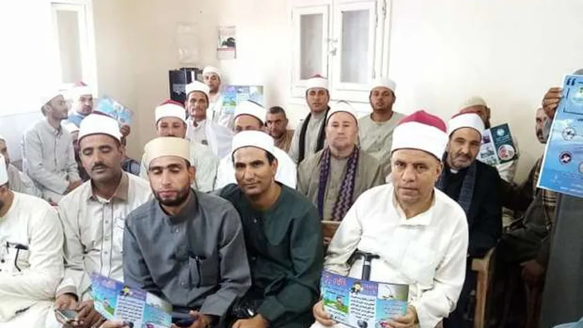 أئمة وخطباء الأوقاف خلال ندوات التوعية بترشيد استهلاك المياه