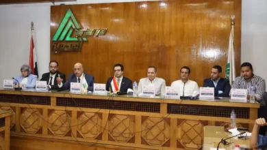 جانب من اجتماع لجنة الشباب في نقابة المهندسين