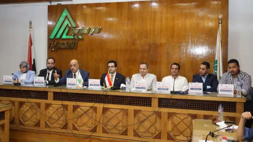 جانب من اجتماع لجنة الشباب في نقابة المهندسين