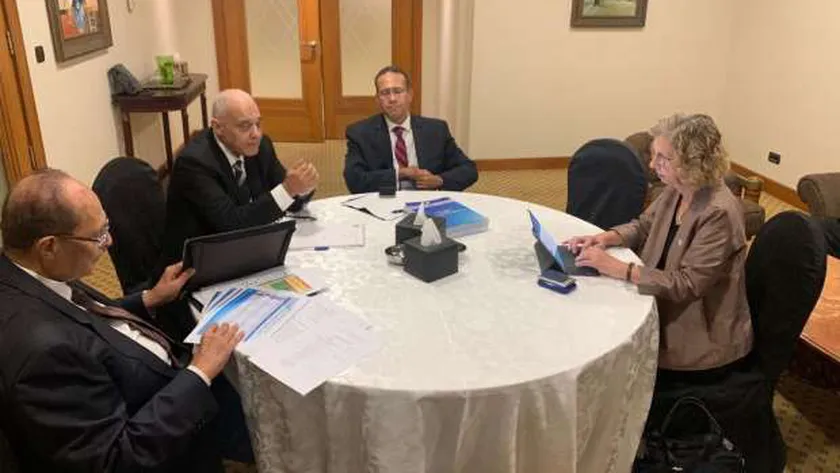 جلسة مباحثات بين المنتدى العربي للمياه والمسؤولة الأممية