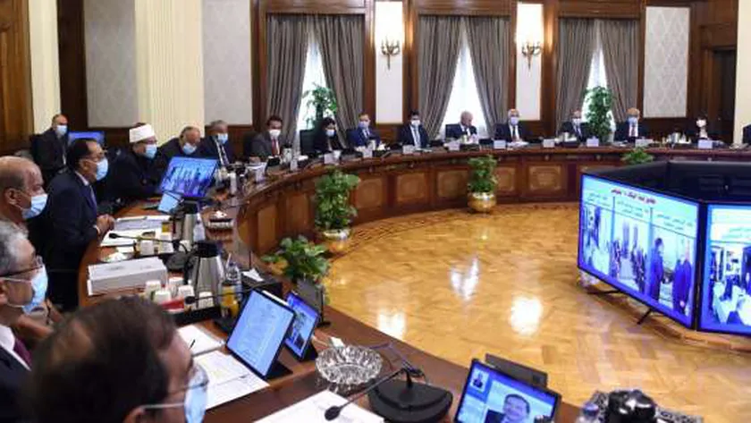 جانب من الاجتماع السابق لمجلس الوزراء برئاسة مصطفى مدبولي