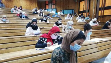 طلاب يؤدون اختبارات القدرات- صورة أرشيفية