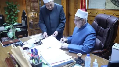 وكيل الأزهر خلال اعتماد النتيجة