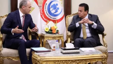 وزير الصحة يستقبل سفير بيلاروسيا لدى مصر